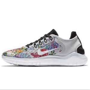 nike free rn floral